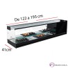Vitrina Sushi con estante SHS-120iE
