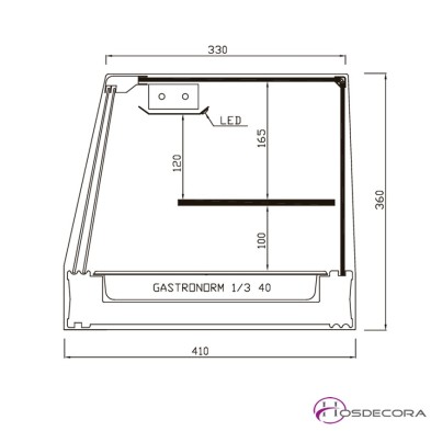 Vitrina de Sushi SHS-4iE