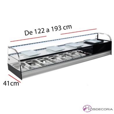 Vitrina Tapas DOBLE Estante ABF-4C