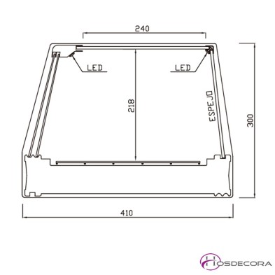 Vitrina contrabarra CTB-12