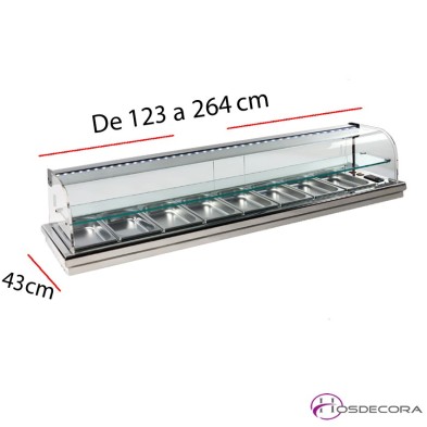 Vitrina encastrar en barra de bar MFR-6E