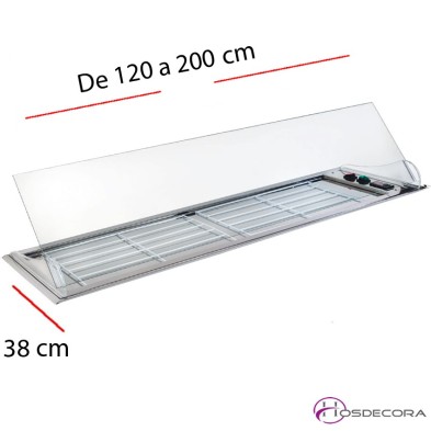 Placa fría de encastrar con grupo remoto