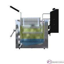 Freidora de Agua y aceite Doble TRIFASICA. 24-107317