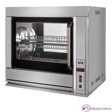 Asador eléctrico de 4 balanceras  para 16/20 pollos