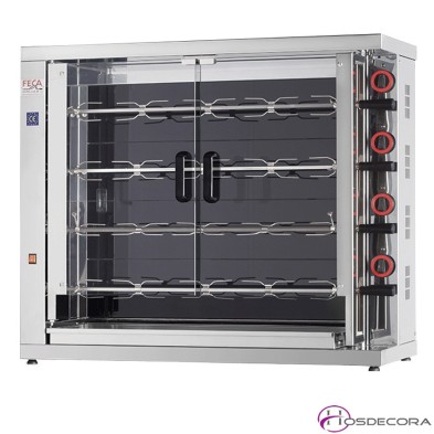 Asador vitrocerámico 4 espadas 20 pollos 15-420EKO-V