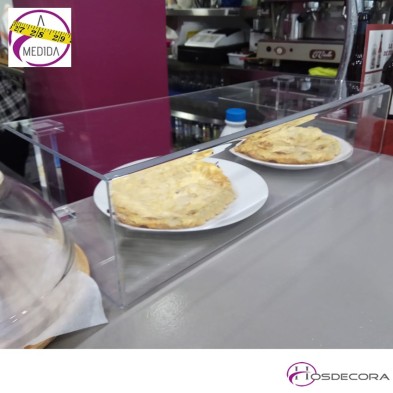 Vitrina de tapas neutra metacrilato 00-65CM