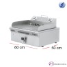 Barbacoa con grifo fondo 50 - 3.3 kW - 28-ELB-62-EM