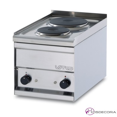 Encimera de cocción monofásica 30x50 cm 2,5kW