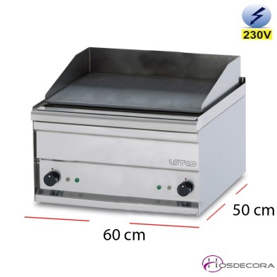 Plancha bar lisa 60x50 cm monofásico 5.32kW