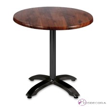 Mesa para restaurante redonda de Werzalit Rojales