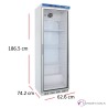 Armario Inox congelador 350 L. 60x58.5 cm - ANS-401-I