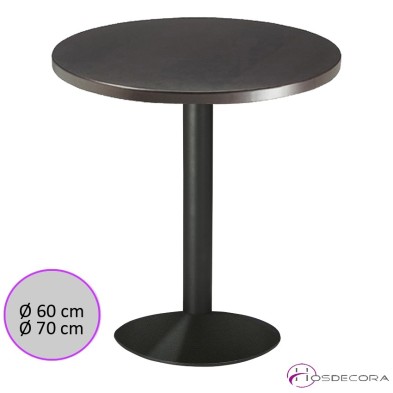 Mesa cafetería redonda Melamina - Fene
