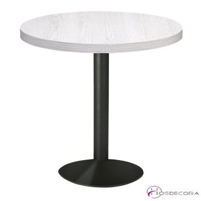 Mesa cafetería redonda Melamina - Fene