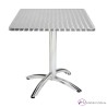 Mesa Pomer de terraza aluminio cuadrada