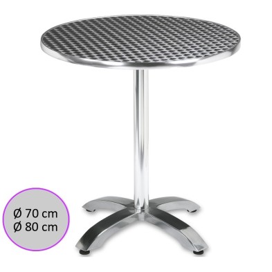 Mesa INOX  terraza redonda - Tejada