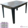 Mesa metálica Aigal rectangular Tablero WERZALIT