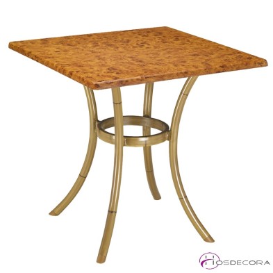 Mesa cuadrada con tablero Werzalit Mod.Plan