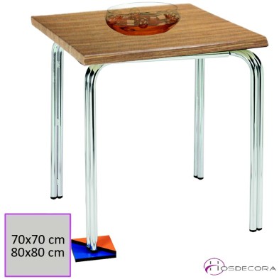 Mesa de cafetería Lugros apilable de terraza tablero SM