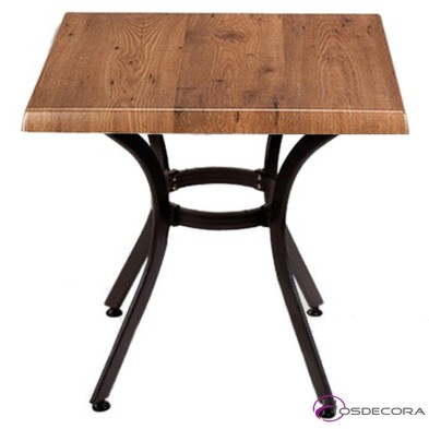 Mesa cafetería Elche cuadrada 70x70 Werzalit