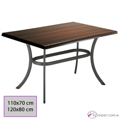 Mesa de Bar Tablero Werzalit 110X70 cm - Nueval