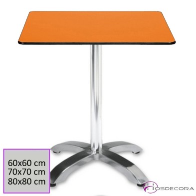 Mesa de bar Getafe Aluminio cuadrada Compact