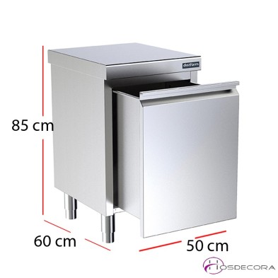 Mueble central fondo 60 cajón gran capacidad