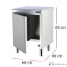 Modulo cocina central sin base para cubo fondo 60