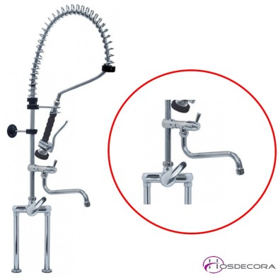 Grifo mezclador con ducha 2 orificios 34-548841