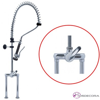 Grifo mezclador monomando con ducha 34-548840