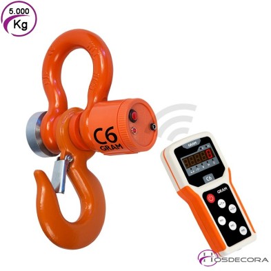 Gancho con báscula C6-5T hasta 5000 kg 46-C6-5T
