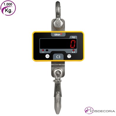 Báscula de Gancho de 1000 kg (200 gramos) 46-C3-1000