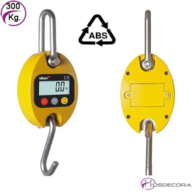 Gancho con báscula de ABS de hasta 300 kg 46-CR-300S