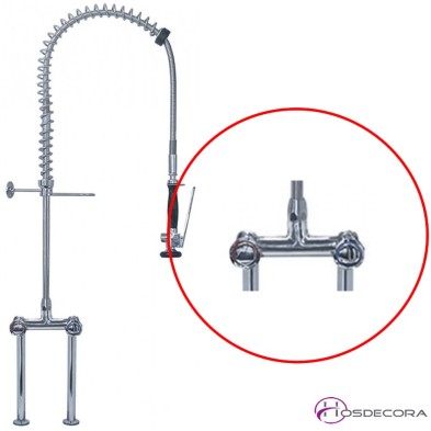 Ducha para vajilla monobloc dos aguas 34-591069