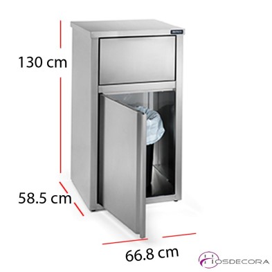 Contenedor fast food para desperdicios