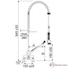 Grifo de ducha mural con caño 34-547359