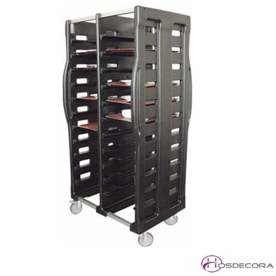 Carro de bandejas de polipropileno