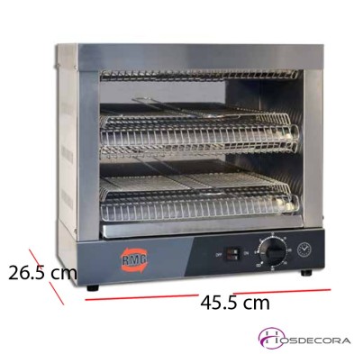 Tostador de Bar Tubos Cuarzo 45.5x26.5 cm -SIMPLE