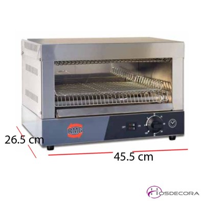 Tostador de Bar Tubos Cuarzo 45.5x26.5 cm -SIMPLE