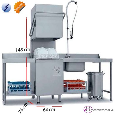 Lavavajillas para cocinas 50x50- Altura útil 32.5 cm. 47-CH500