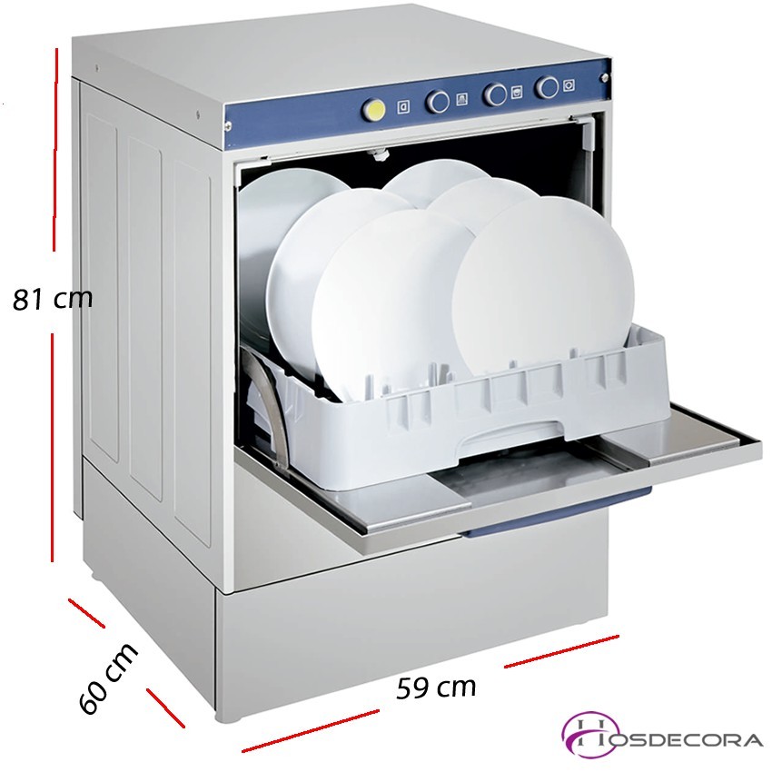 Lavaplatos profesional para cocinas con Cesta de 50x50 cm.