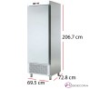 Congelador acero Inox 880W 600 litros