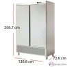 Armario congelador 2 puertas 47-ACCH-1202