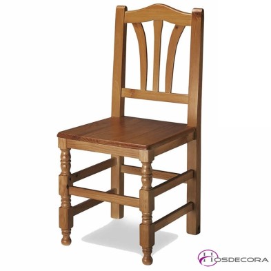 Silla de Madera asiento de madera MR10