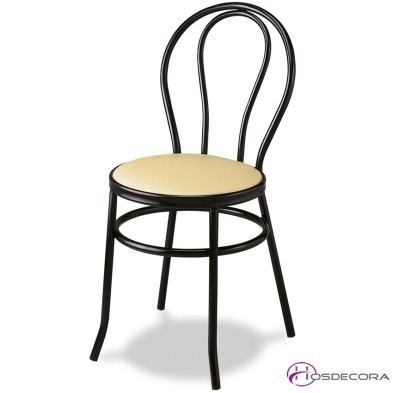 Silla de bares con asiento tapizado Thonet