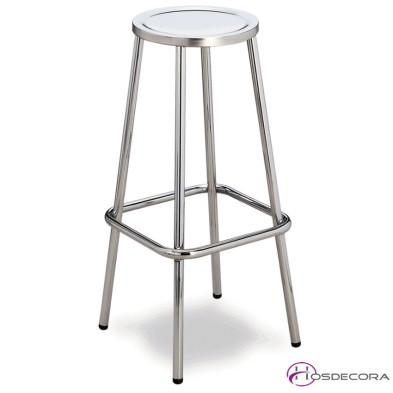 Taburete de bar MR503 asiento rejilla metalica