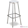 Taburete de bar MR503 asiento rejilla metalica