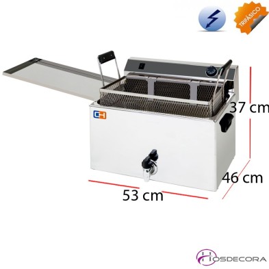 Freidora especial pastelería 16 litros 9 kW