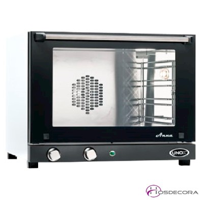 Horno eléctrico 3 kW 4 bandejas de 46x33 cm