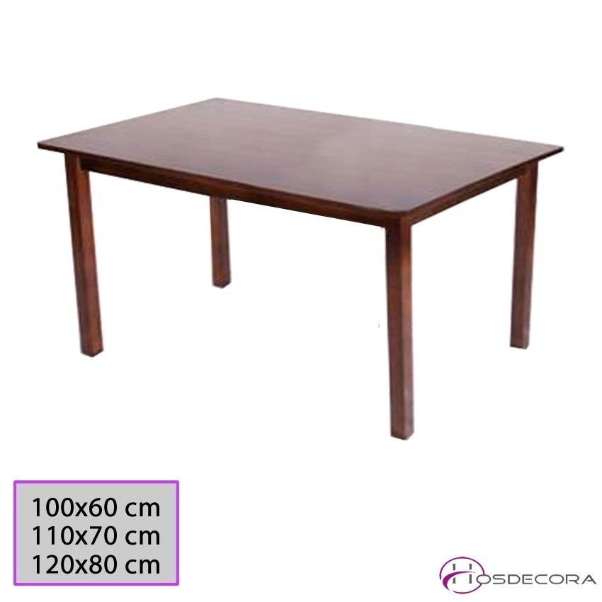 Mesa rectangular de mader de pino 77-3020-M-R