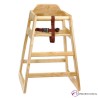 Trona de bebe de madera para restaurantes- 66
